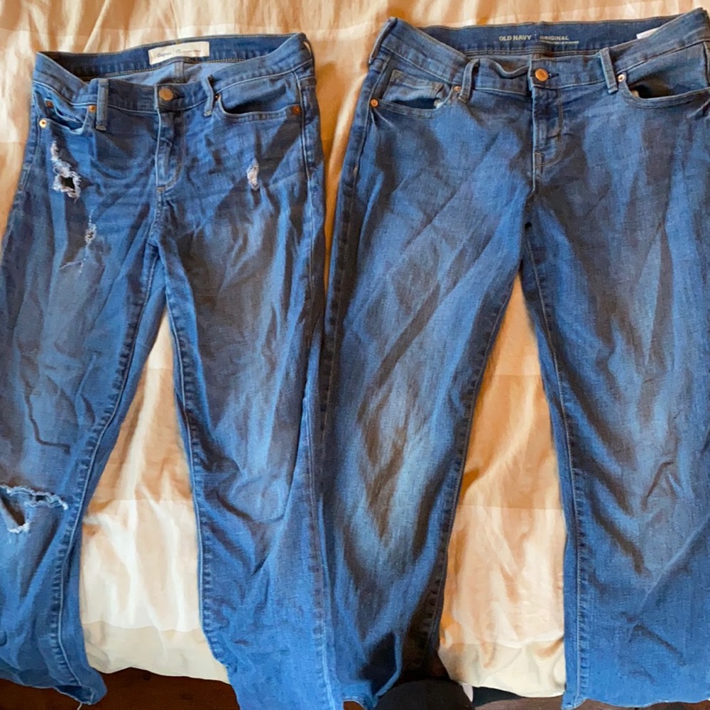 Gap and Old navy jeans